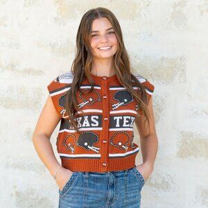 Vintage Texas Football Helmet Vest